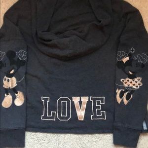Crop hoodie sweater